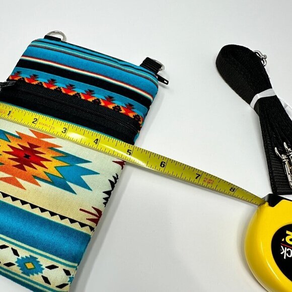 Jaden Design Womens Small Crossbody Bag. Colorful - Picture 3 of 8